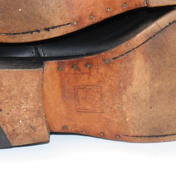 Frye Black Leather Wide Calf Riding Boots Women’s 8B Made in Mexico - Picture 6 of 7